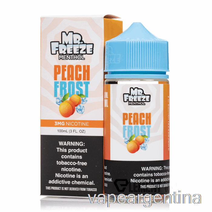 Peach Frost - Mr Freeze - 100ml 3mg Vape Descartable